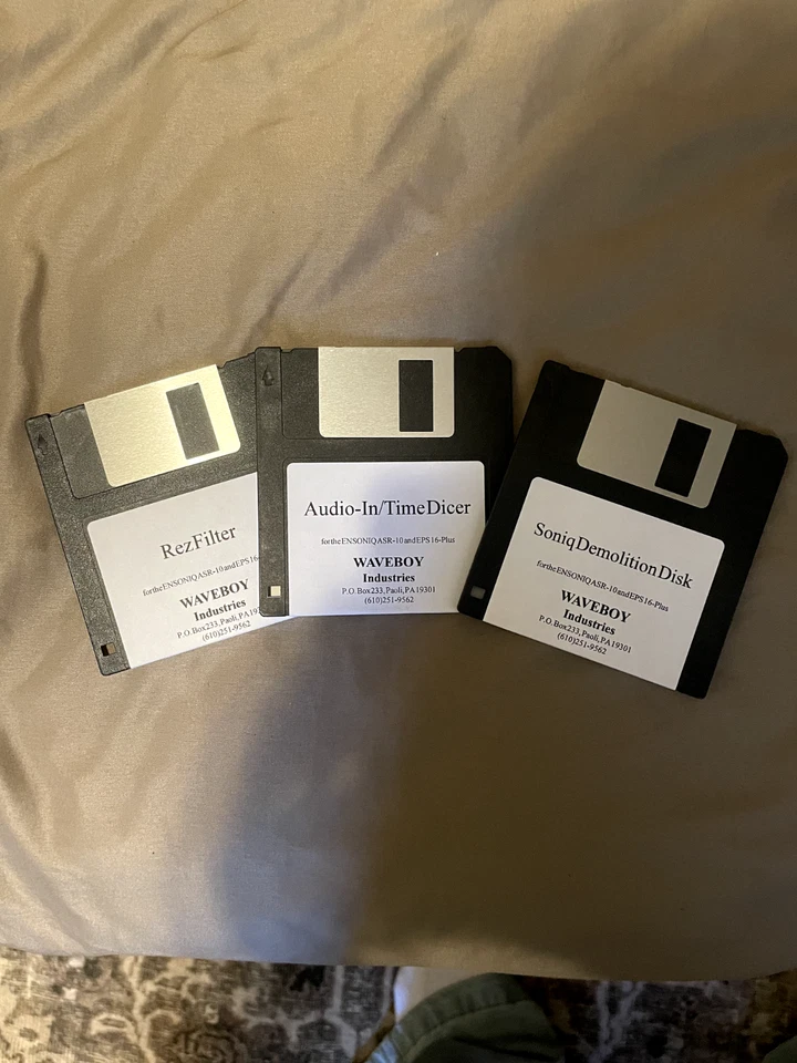 Paquete de disquetes de efectos WaveBoy para muestreador Ensoniq EPS 16+ Foto 1 de 1
