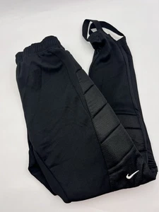 Nike Team Dri Fit Padded Black Goalkeeper Pants Men's Size M Stretch - Picture 1 of 16