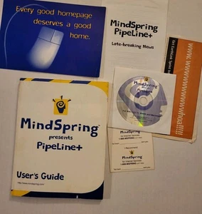 VTG 1997 Mindspring prezentuje PipeLine+ Przewodnik użytkownika i Cd-Rom Win & Mac - Zdjęcie 1 z 8