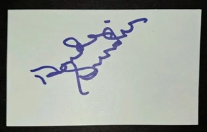 DUKE SNIDER - BROOKLYN DODGERS HOF'er SIGNED 3x5 INDEX CARD W/PROOF - Picture 1 of 5