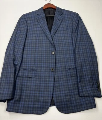  #929 Chaqueta deportiva Armani Emporio Armani 100 % lana a cuadros talla 40 R VENTA AL POR MENOR $1295 Foto 1 de 4