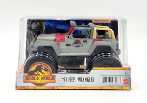 Matchbox Jurassic World Dominion 1993 Jeep Wrangler Diecast 1:24 Scale