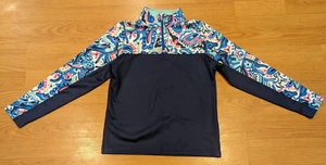Girl's Belle & Bow Equestrian 1/4-Zip Pullover Long-Sleeve Pullover - 14 - Picture 1 of 3