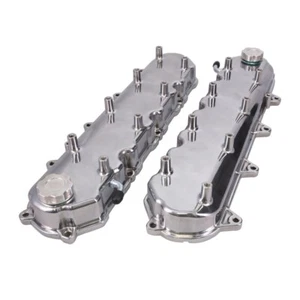 GM LT GEN V Polished Cast Aluminum Valve Covers w/ Coil Mounts LT1 LT4 L83 L86 - Picture 1 of 4