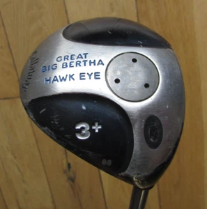 Callaway Great Big Bertha Hawk Eye 3+ legno, asta in grafite flessibile regolare UL - Foto 1 di 7