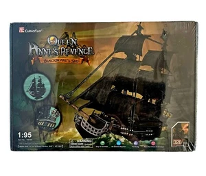 Queen Anne’s Revenge Pirate BlackBeard’s Ship 3D Puzzle 328 Pc CubicFun 14+ Note - Picture 1 of 13