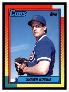 1990 Topps Traded #10T SHAWN BOSKIE RC Chicago Cubs Rookie