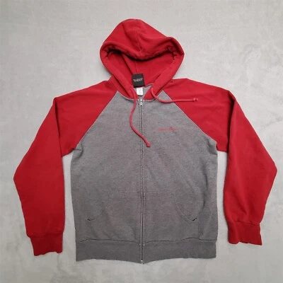 Sudadera con Capucha Gimnasio Vintage Golds Mujer Grande Roja Gris Manga Larga 100% Algodón Informal EE. UU. Foto 1 de 4