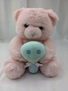 Peluche orso rosa 10 pollici spugna panno sonaglio Tb Trading Co peluche giocattolo - Foto 1 di 9