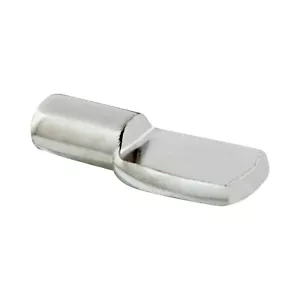 100er-Pack 1/4 Zoll Pin Löffel Form Schrank Möbel Regal Unterstützung Vernickelt - Bild 1 von 1