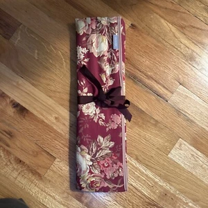 Clover Takumi Bamboo Knitting Needles Gift Set~7 Pairs Of 2 Ea~Floral Soft Case - Picture 1 of 10