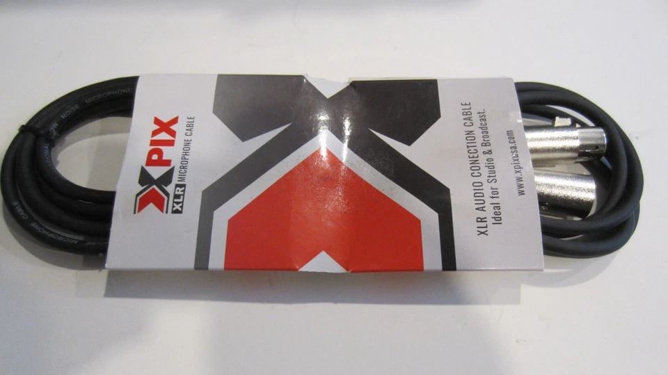 Xpix XLR Microphone Cable 3 Meters - Image 1 of 1