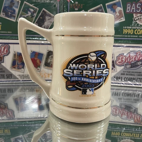 2003 MLB Florida Marlins World Series Baseball Mug Cup Cover