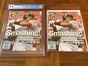 Barry Bonds Sports Illustrated CGC 9.2 White (Iconic SF Giants “Smashing” Cover) - Picture 1 of 4