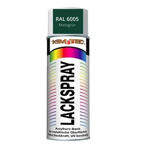 400ml Kim Tec Lackspray RAL 5015 Moos Grün Acrylharz-Basis UV-Beständig Dose - Imagen 1 de 3