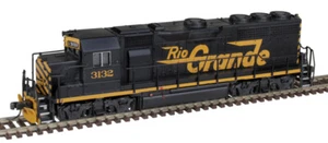 Atlas N EMD GP40 Rio Grande D&RGW #3132 DCC/SND 40005291 - Picture 1 of 1