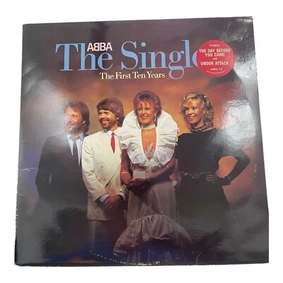 ABBA The Singles First Ten Years Vinyl 2LP Epic 1982 Classic Pop - Image 1 of 4