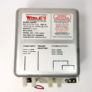 Whelen HDHCF Strobe Light Power Supply P/N 01-0770117-01 - Foto 1 di 5