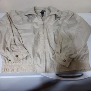 Slammer By Munsingwear Beige Windbreaker Größe XL - Bild 1 von 4