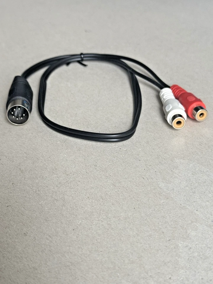 AUX Adapter für B&O Bang und Olufsen Din Stecker 7 polig auf 2x Chinch Kupplung - Bild 1 von 1