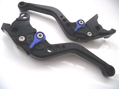 Honda CBR650F/CB650F (2014-18), Palancas CNC Cortas Negro/Azul Ajustadores, F18/H65 Foto 1 de 4