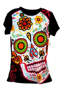Camisa Disney COCO Mujer Adulto Mediana Top Epcot World Showcase Película - Imagen 1 de 7