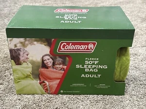 Saco de dormir Coleman verde 50°F polar / forro de saco de dormir - nuevo en caja - Imagen 1 de 11