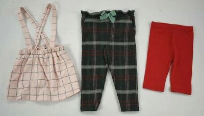 Venta al por mayor lote a granel de 3 pantalones cortos de algodón para niñas 24M Foto 1 de 4
