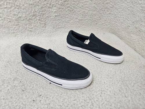 Sneakers Converse All Star Bambina 4.5 Nero Tela Slip On Doppio Gore Scarpe