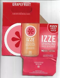 Portabotellas de cartón para bebidas de jugo espumoso IZZE 4 unidades - Imagen 1 de 2