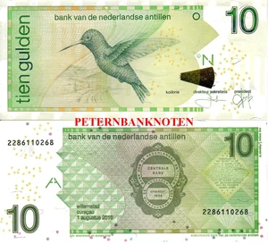 NETHERLANDS ANTILLES 10 GULDEN  2016 Unc P.28 h❇️GRATISversand DE❇️#6950# - Afbeelding 1 van 1