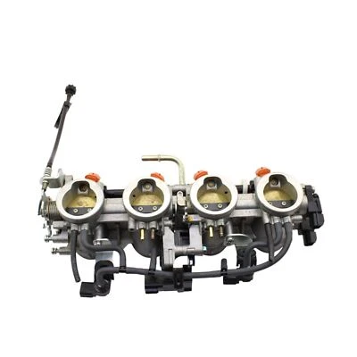 2013 - 2018 KAWASAKI NINJA ZX6R THROTTLE BODY MAIN FUEL INJECTORS BODIES - Image 1 of 4