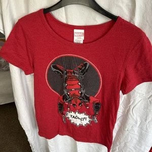 Mens Marvel Red T-shirt Size S Used - Imagen 1 de 13
