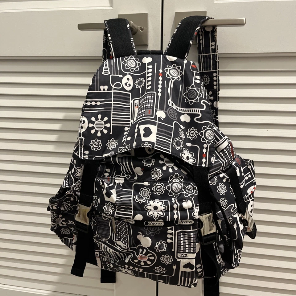 Рюкзак LeSportsac нейлоновый для гитарного микрофона Weekender металлические застежки - Изображение 1 из 4