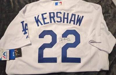 Clayton Kershaw Signed Authentic Majestic Los Angeles Dodgers Jersey Size 48 PSA - Image 1 of 2