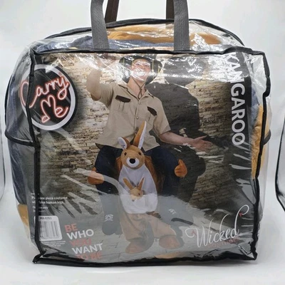 Déguisement fantaisie adulte Wicked Costumes Carry Me Kangourou - Taille unique - Photo 1/4