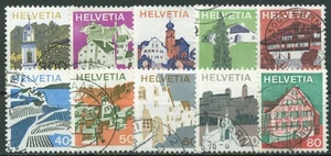 Schweiz 1973 Landschaften Sehenswürdigkeiten 1003/12 gestempelt - Bild 1 von 1