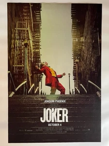 JOKER ORIGINAL MOVIE THEATER POSTER 27" x 40" DOUBLE SIDED DS ONE SHEET 2019 - Picture 1 of 1
