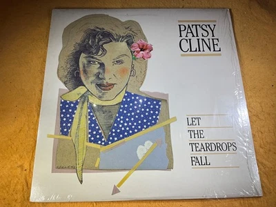 Z5-30 PATSY CLINE Let The Teardrops Fall - 1981 - ACCORD SN-7153 - RECORD - POP - Image 1 of 4