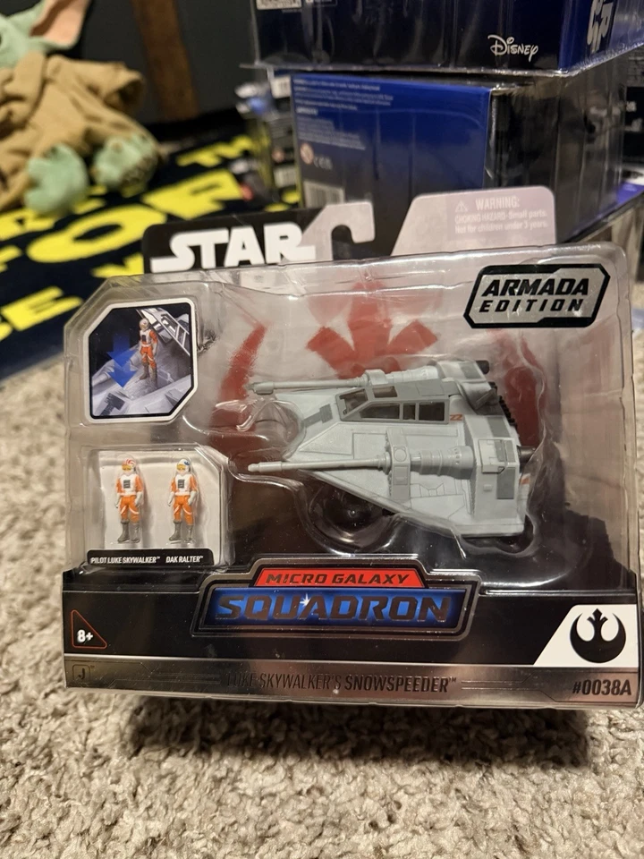 Star Wars Micro Galaxy Squadron Luke Skywalker's Snowspeeder Armada Edition NUEVO Foto 1 de 1