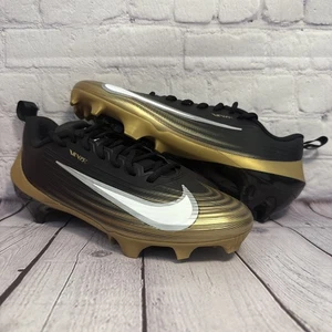 Nike Vapor Speed 3 Black Gold Football Cleats FB3303-003 Men’s Size 8.5 NEW - Picture 1 of 11