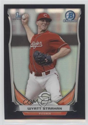 2014 Bowman Draft Chrome Black Refractor /75 Wyatt Strahan #CDP97 - Image 1 of 2