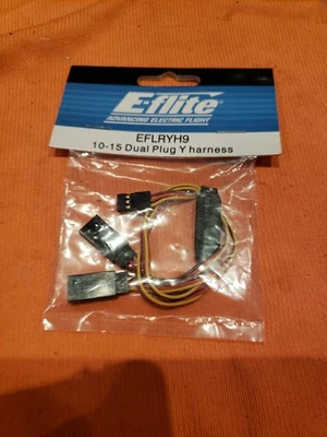E-flite EFLRYH9 10-15 Dual Plug Y-HARNESS Extension - New - JT25 - Image 1 of 4