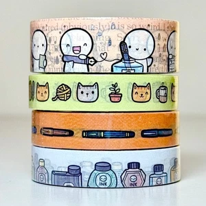 NEW TCMC The Coffee Monsterz Co x Wonder Pens 1.0 Collab Washi Tapes (2022) - Picture 1 of 2