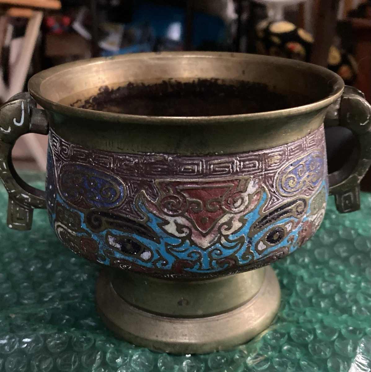 景泰蓝香炉| eBay