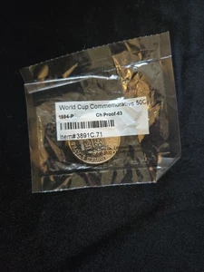 1994-P World Cup Proof Half Dollar US Mint Clad Coin Commemorative - Picture 1 of 2