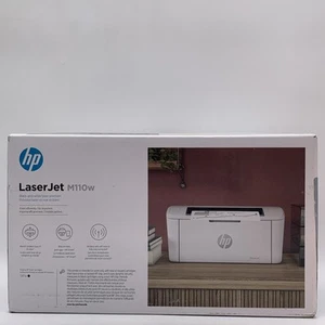 Impresora láser blanca y negra monocromática inalámbrica HP LaserJet M110w - Imagen 1 de 6