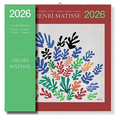 Calendrier mural, Henri Matisse 30x30cm (2026) - Photo 1/4