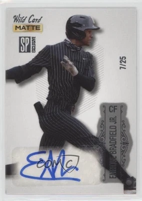 2022 Wild Card Matte SP Exclusive Baseball White /25 Enrique Bradfield Jr Auto - Image 1 of 2