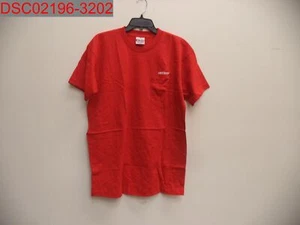 NWOT - Bayside Unisex Adult Red Embroidered Version Logo T-Shirt, Size L - Picture 1 of 6